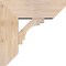 Ekena Millwork Merced Slat Smooth Bracket w/ Offset Brace, Douglas Fir, 7 1/2"W x 20"D x 20"H BKT0806X20X20MRC06SDF - alternate 3